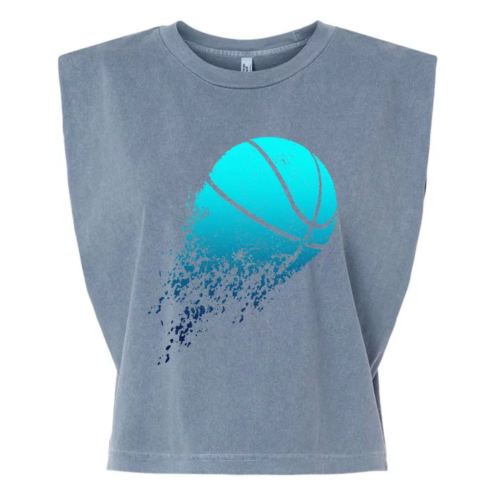 Basketball Player Bball Sports Coach Fan Baller Garment-Dyed Women's Muscle Tee