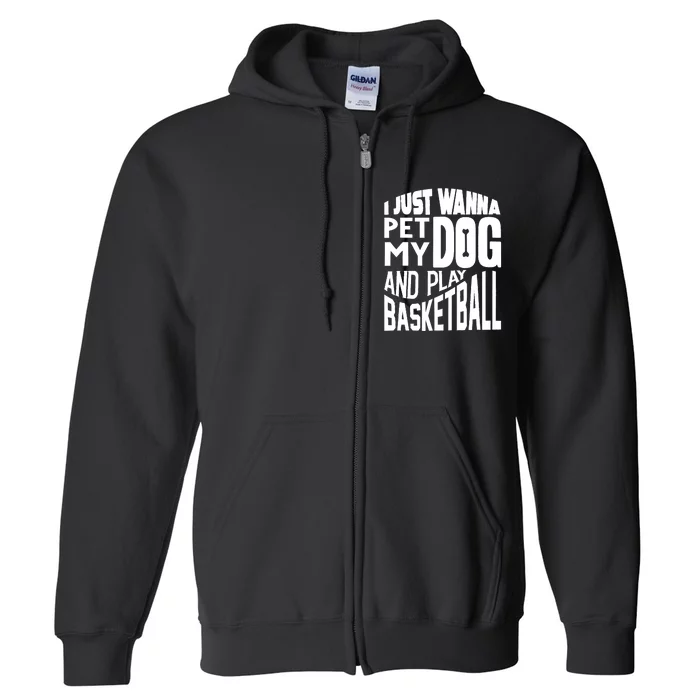 Basketball Player Basketball Lover Full Zip Hoodie