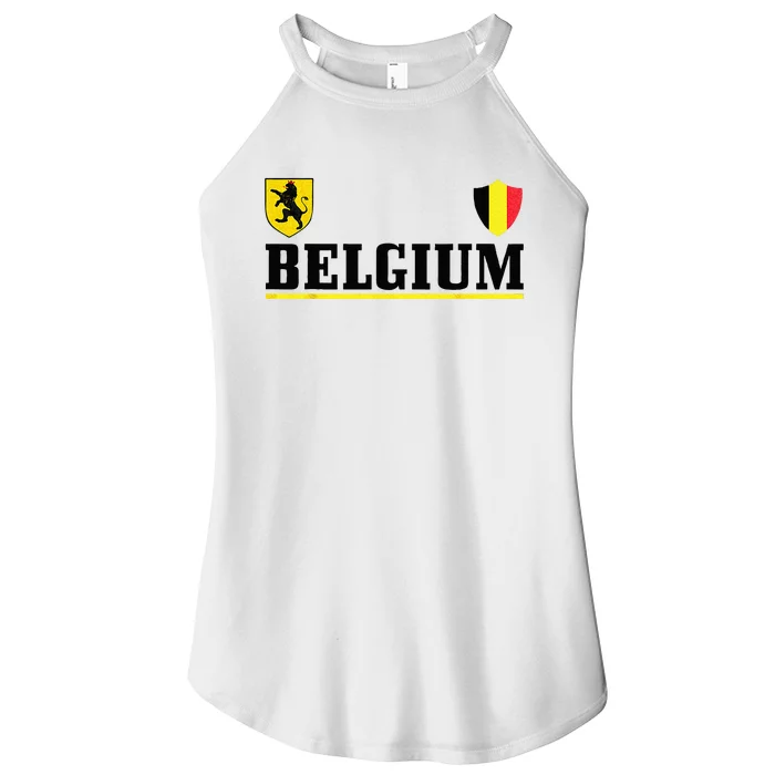 Belgium Pride Belgian Flag Women’s Perfect Tri Rocker Tank