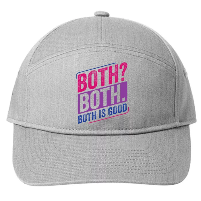 Bi Pride Bisexual Bisexuality Bi Flag 7-Panel Snapback Hat