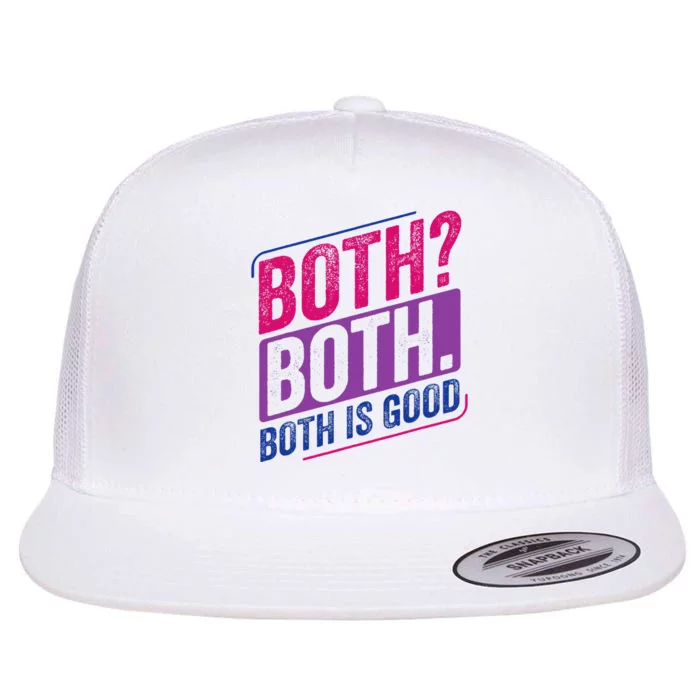 Bi Pride Bisexual Bisexuality Bi Flag Flat Bill Trucker Hat