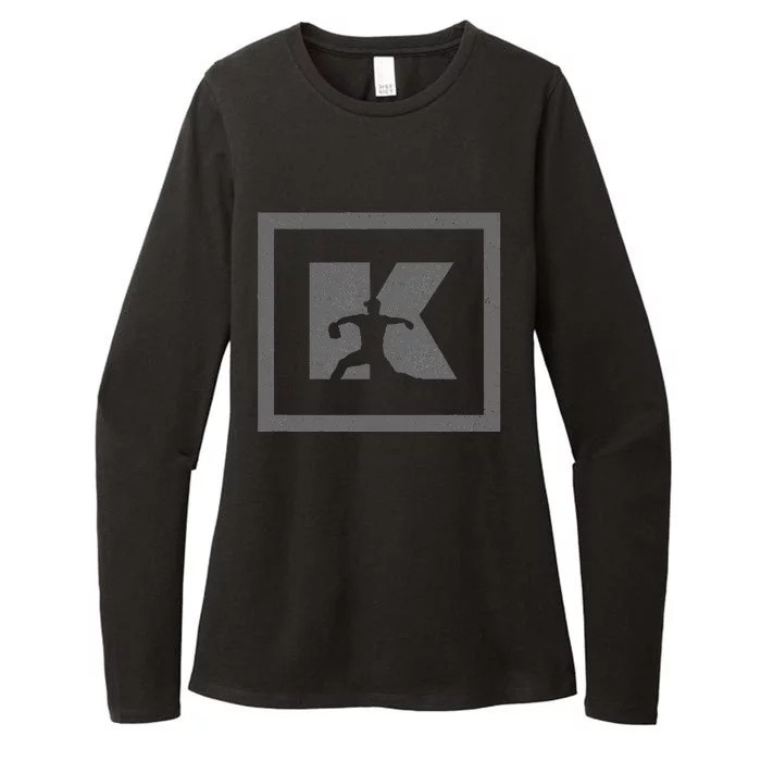 Baseball Pitcher Womens CVC Long Sleeve Shirt