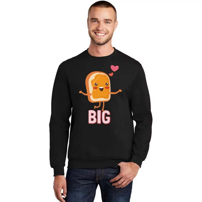 Big Peanut Butter PB&J Sorority Reveal Set Big Sister Tall Sweatshirt