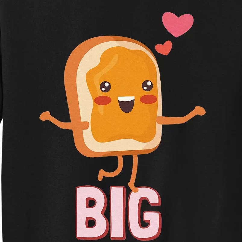 Big Peanut Butter PB&J Sorority Reveal Set Big Sister Tall Sweatshirt