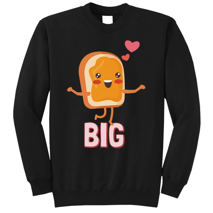 Big Peanut Butter PB&J Sorority Reveal Set Big Sister Tall Sweatshirt