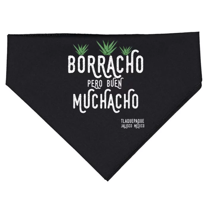 Borracho Pero Buen Muchacho Mexico Saying USA-Made Doggie Bandana