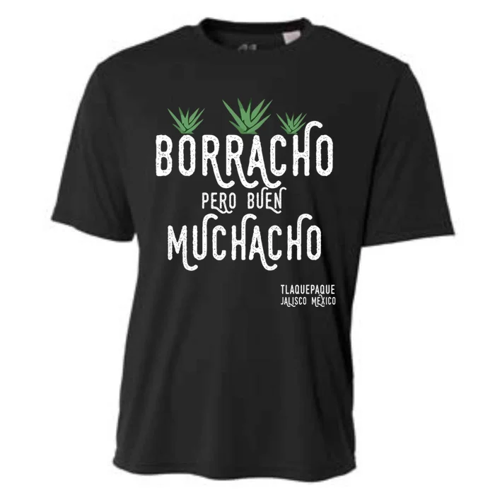 Borracho Pero Buen Muchacho Mexico Saying Cooling Performance Crew T-Shirt