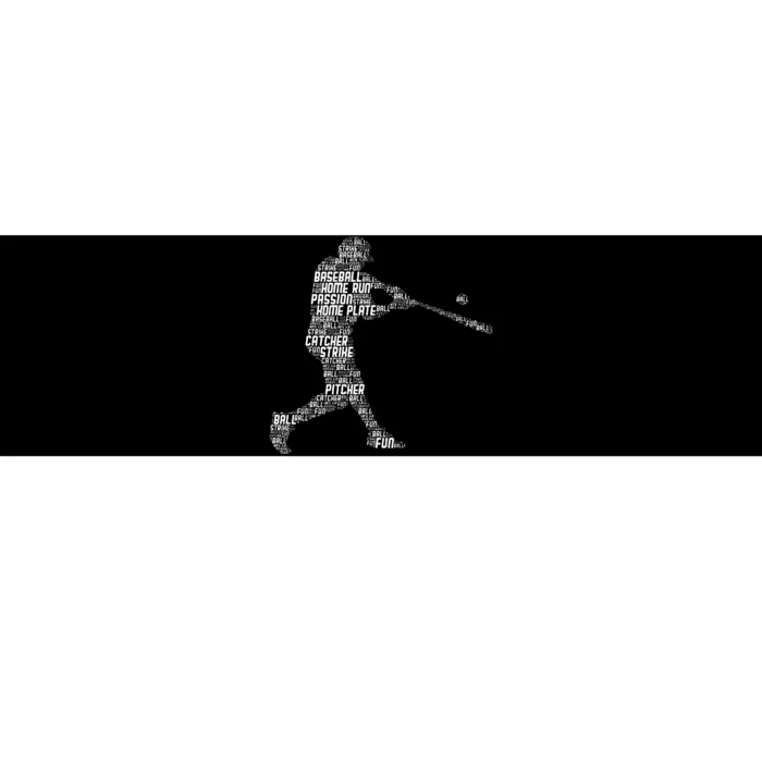 Baseball Player Batter Bumper Sticker