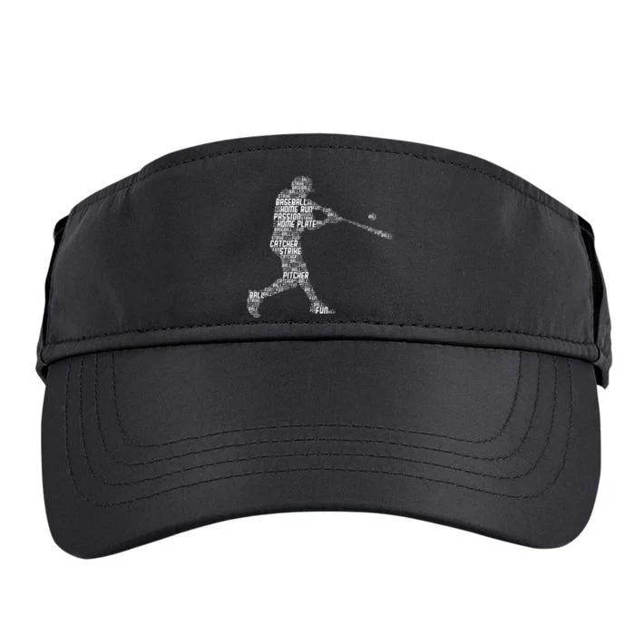 Baseball Player Batter Adult Drive Performance Visor