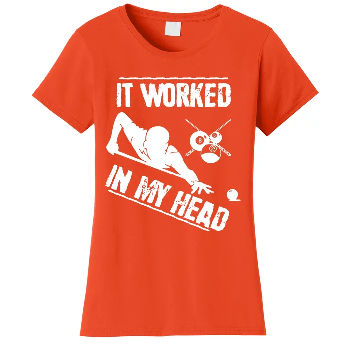 Billiard Player Women's T-Shirt