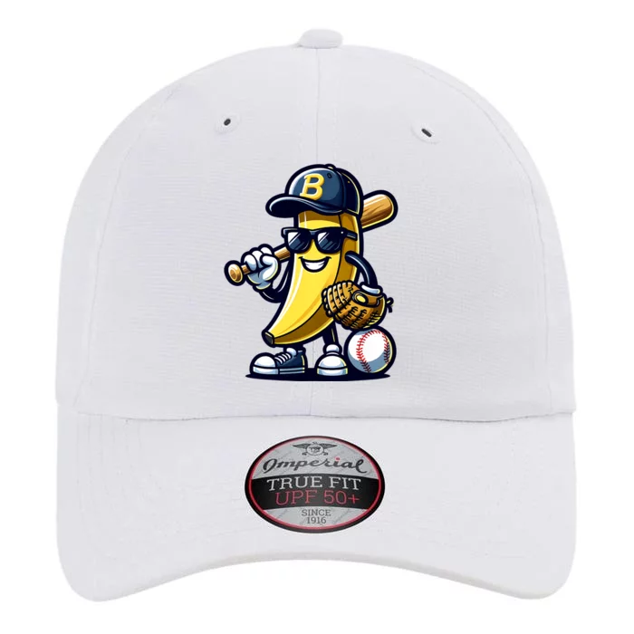 Banana Playing Baseball Fruit Lover Baseball Player The Original Performance Cap