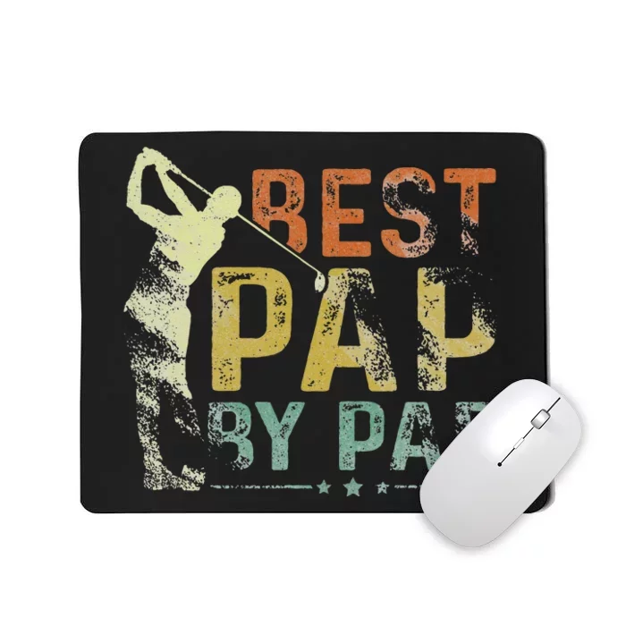 Best Pap By Par Funny Golf Lover Grandpa Golfer Fathers Day Mousepad