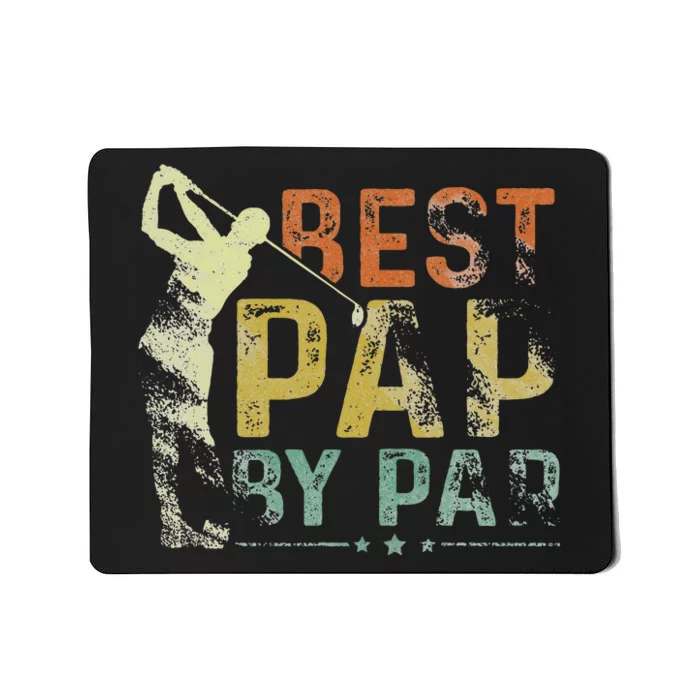 Best Pap By Par Funny Golf Lover Grandpa Golfer Fathers Day Mousepad