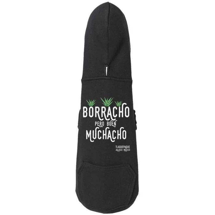 Borracho Pero Buen Muchacho Mexico Saying Doggie 3-End Fleece Hoodie