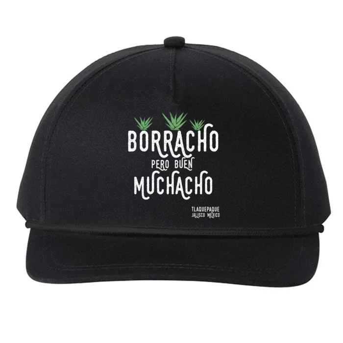 Borracho Pero Buen Muchacho Mexico Saying Snapback Five-Panel Rope Hat