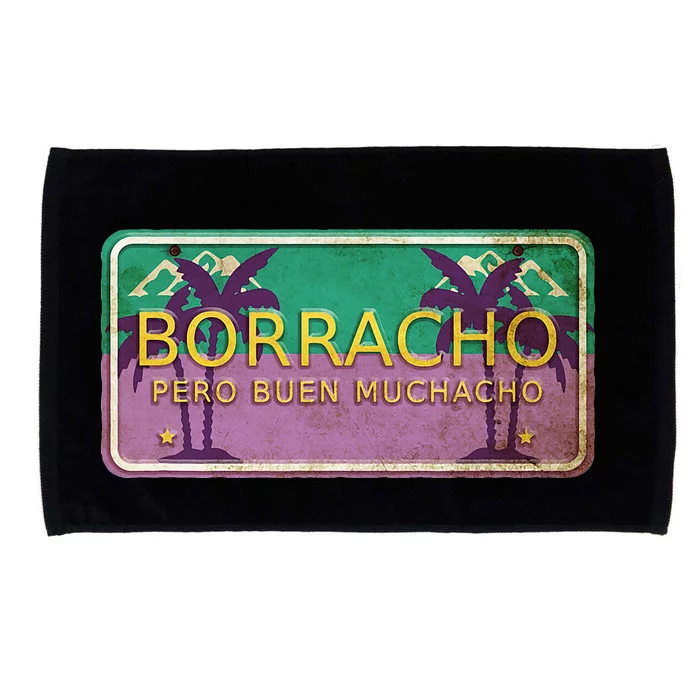 Borracho Pero Buen Muchacho Microfiber Hand Towel