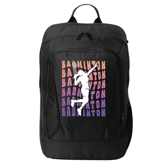 Badminton Player Badminton Gift City Backpack