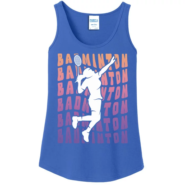 Badminton Player Badminton Gift Ladies Essential Tank