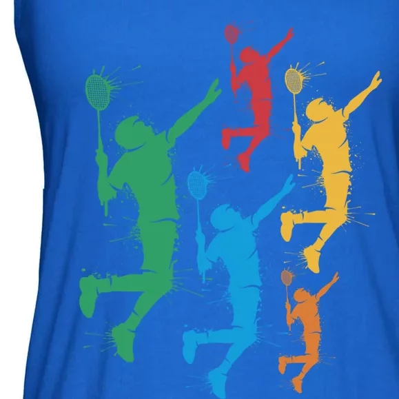 Badminton Players Badminton Gift Ladies Essential Flowy Tank