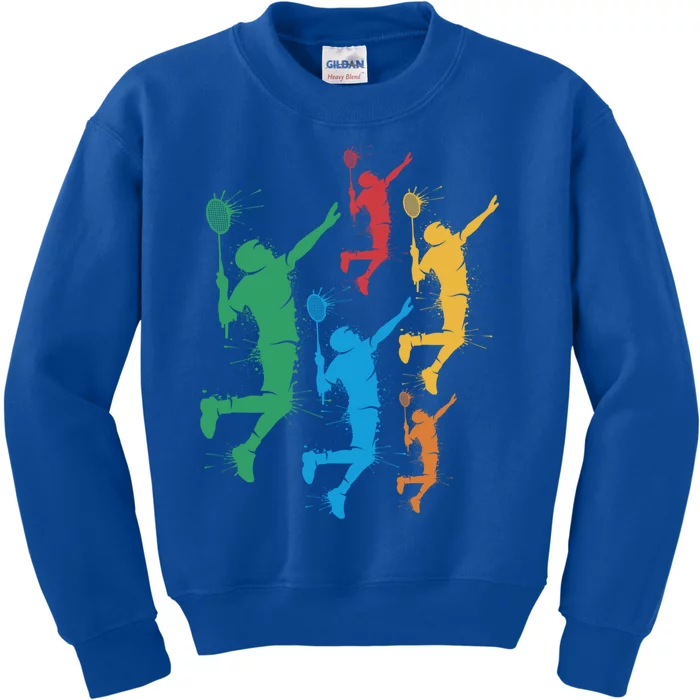 Badminton Players Badminton Gift Kids Sweatshirt