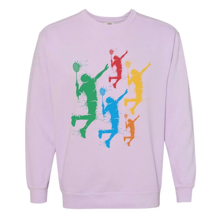 Badminton Players Badminton Gift Garment-Dyed Sweatshirt