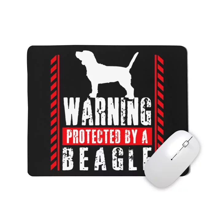 Beagle Protected Beagles Dog Lover Dad Mom Mousepad