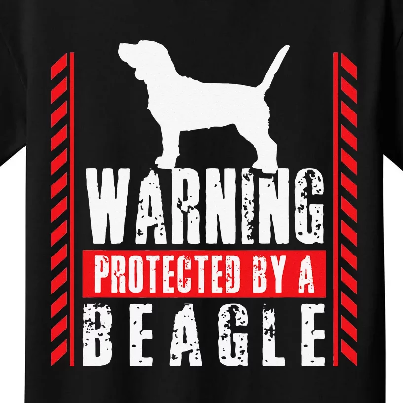 Beagle Protected Beagles Dog Lover Dad Mom Kids T-Shirt