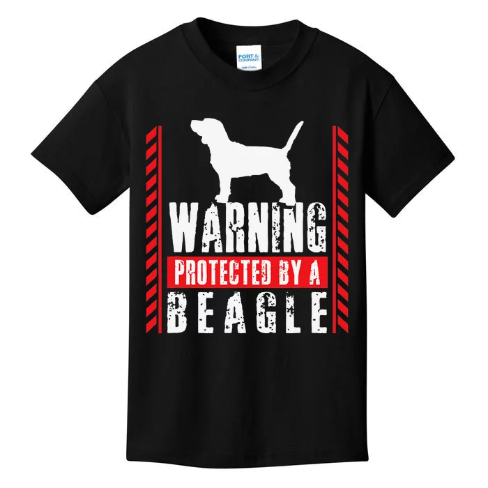 Beagle Protected Beagles Dog Lover Dad Mom Kids T-Shirt