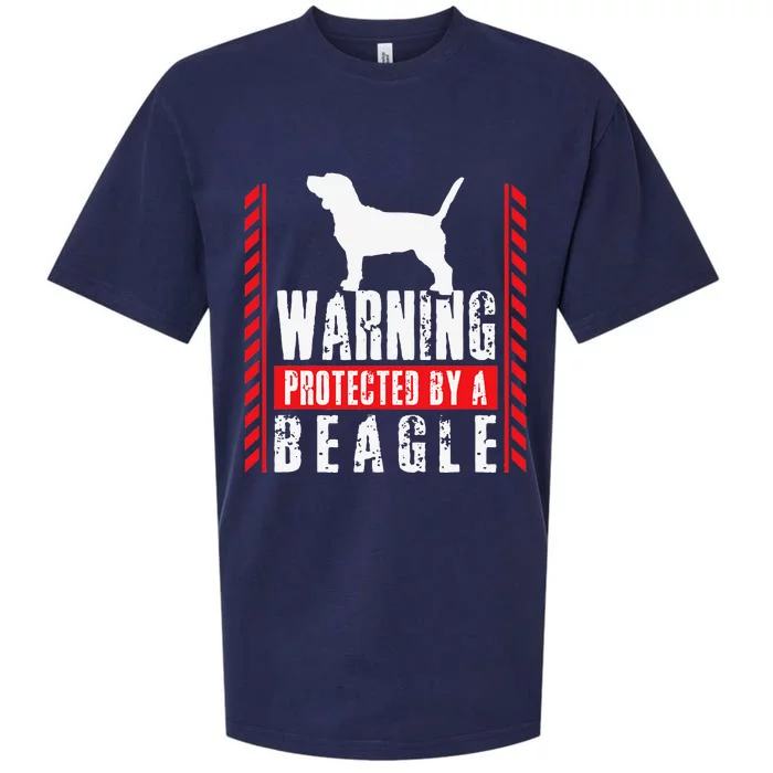 Beagle Protected Beagles Dog Lover Dad Mom Sueded Cloud Jersey T-Shirt