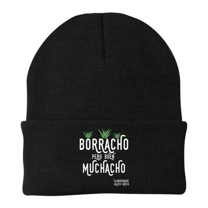 Borracho Pero Buen Muchacho Mexico Saying Knit Cap Winter Beanie