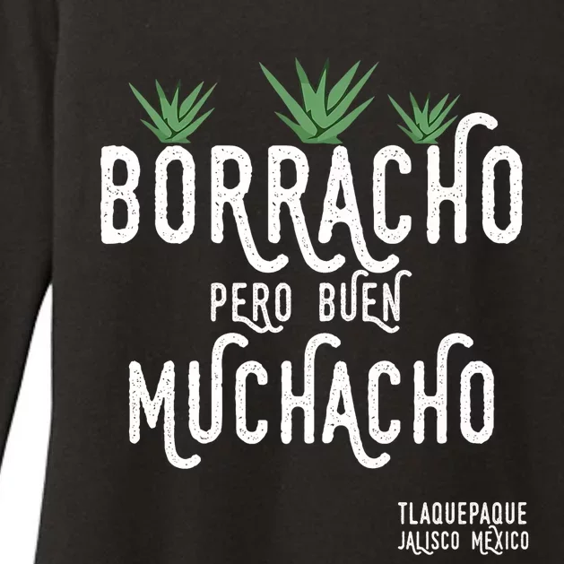 Borracho Pero Buen Muchacho Mexico Saying Womens CVC Long Sleeve Shirt