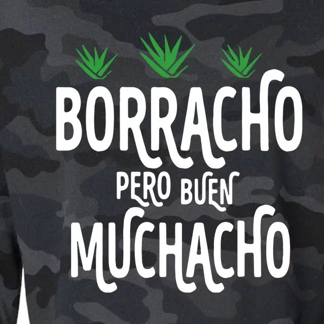 Borracho Pero Buen Muchacho Cropped Pullover Crew