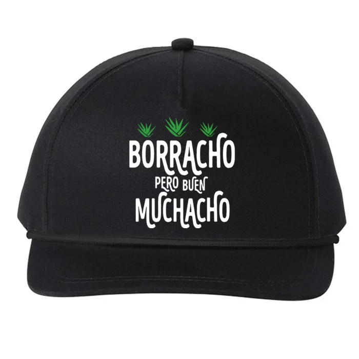 Borracho Pero Buen Muchacho Snapback Five-Panel Rope Hat