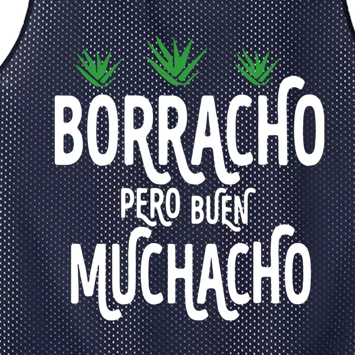 Borracho Pero Buen Muchacho Mesh Reversible Basketball Jersey Tank