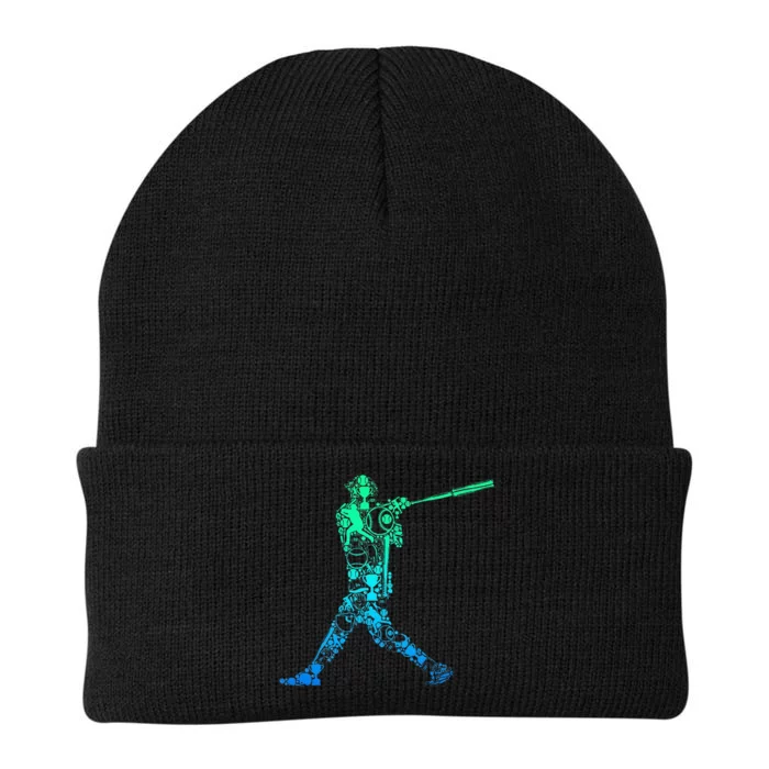 Baseball Player Batter Knit Cap Winter Beanie