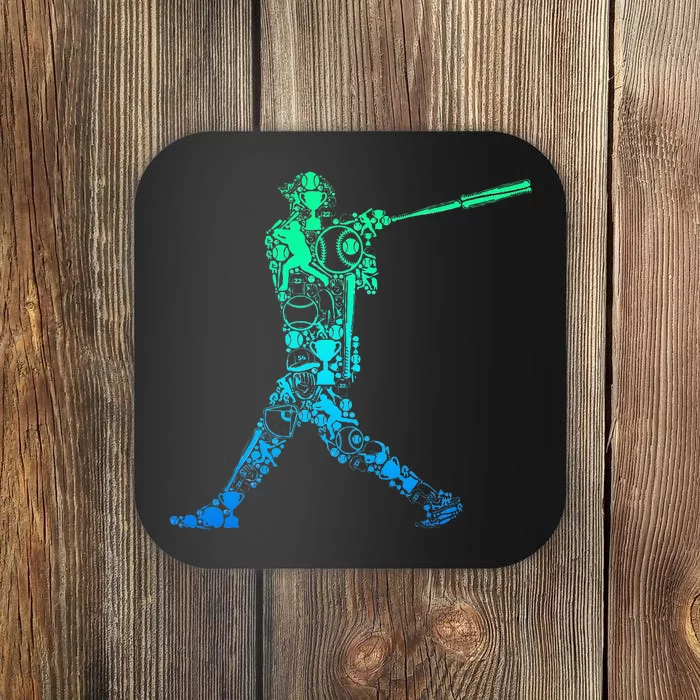 Baseball Player Batter Coaster