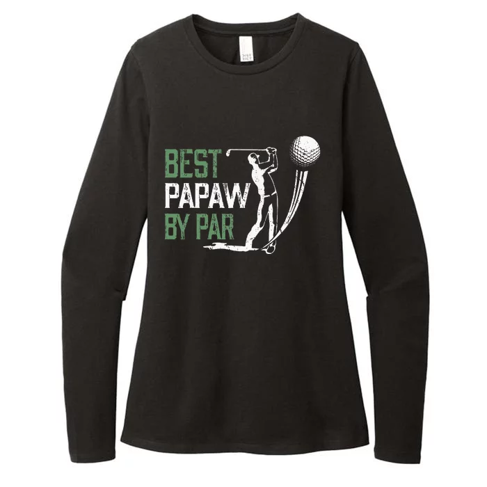 Best Papaw By Par Fathers Day Gifts Golf Lover Womens CVC Long Sleeve Shirt