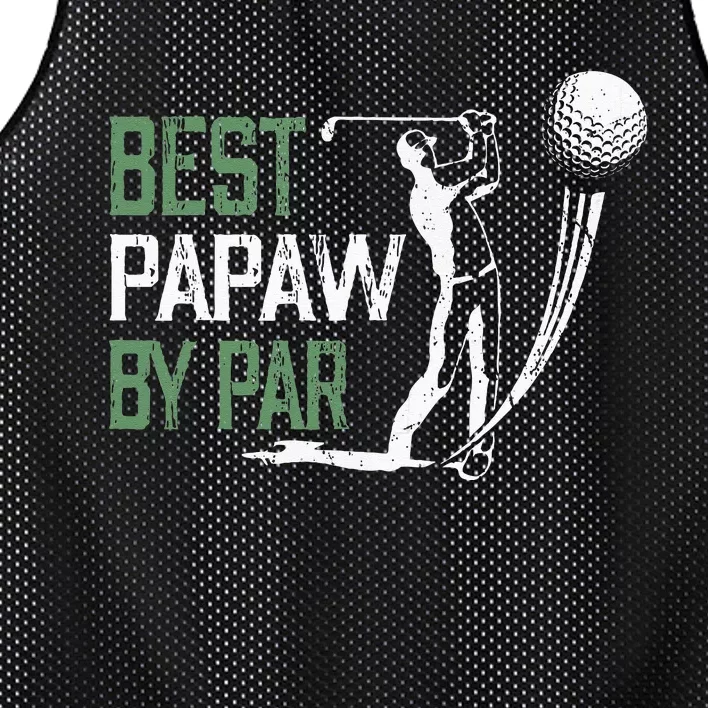 Best Papaw By Par Fathers Day Gifts Golf Lover Mesh Reversible Basketball Jersey Tank