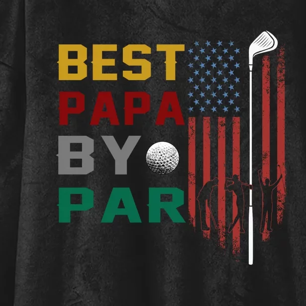 Best Papa By Par Hooded Wearable Blanket