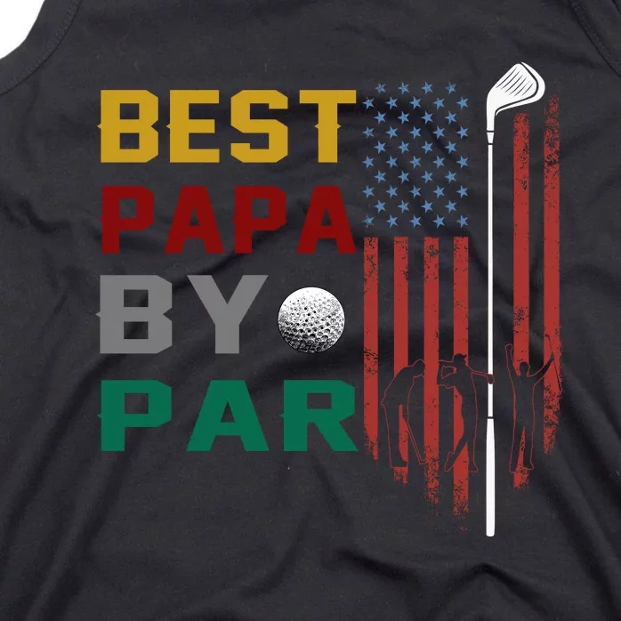 Best Papa By Par Tank Top