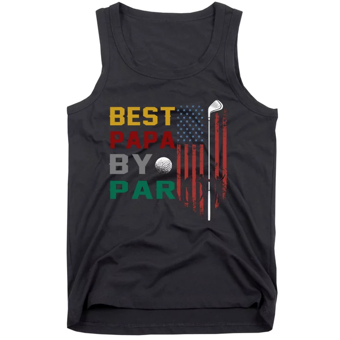 Best Papa By Par Tank Top