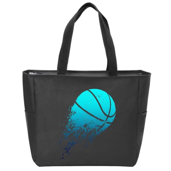 Basketball Player Bball Coach Fan Baller Sports Zip Tote Bag