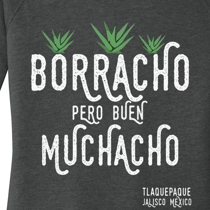 Borracho Pero Buen Muchacho Mexico Saying Women's Perfect Tri Tunic Long Sleeve Shirt