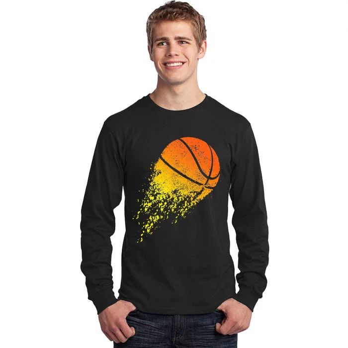 Basketball Player Bball Sports Coach Fan Baller Tall Long Sleeve T-Shirt