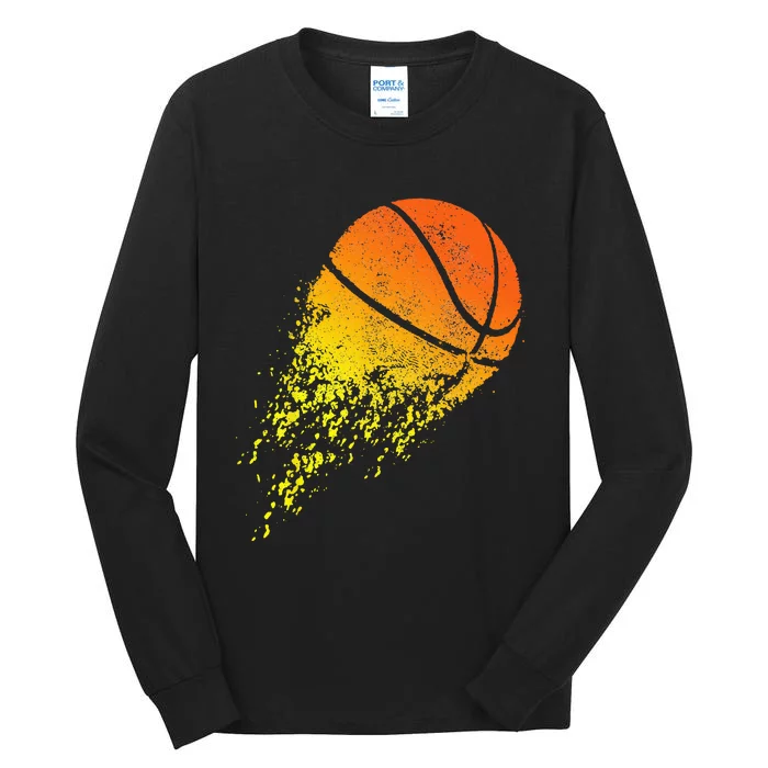 Basketball Player Bball Sports Coach Fan Baller Tall Long Sleeve T-Shirt