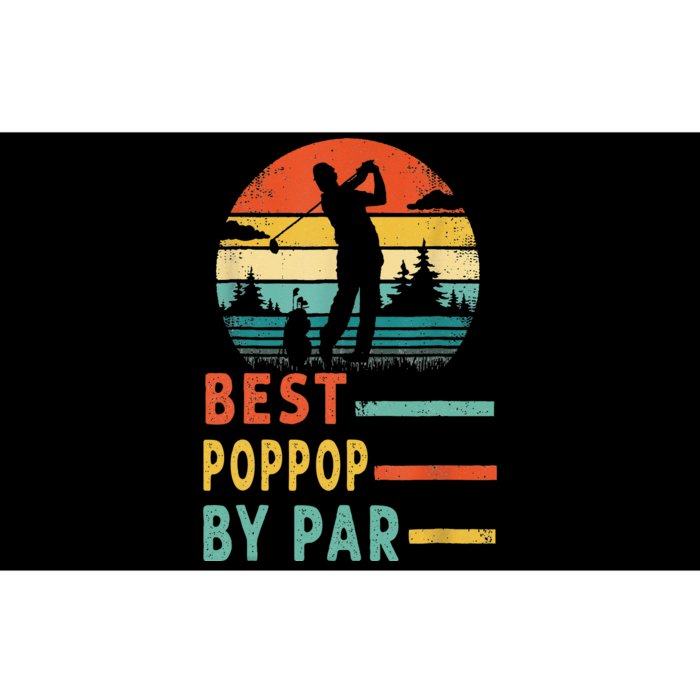 Best Poppop By Par Father's Day Golf Gift Grandpa Bumper Sticker