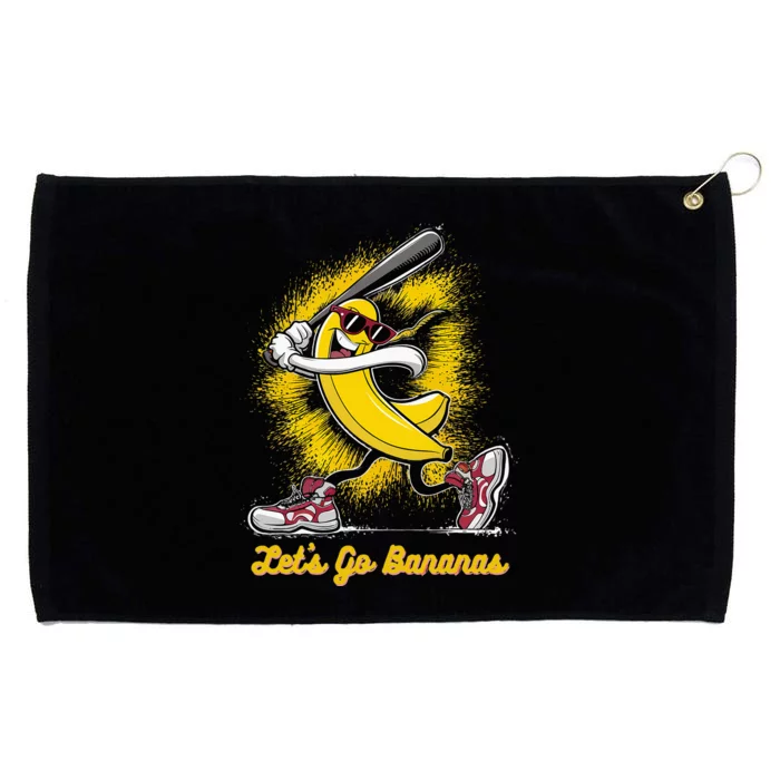 Banana Playing Baseball Fruit Love Grommeted Golf Towel