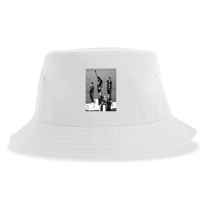 Black Power Black Fist 1968 Olympics Sustainable Bucket Hat