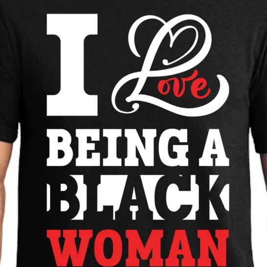 Beautiful Pride Black Gift I Love Being A Black Cool Gift Pajama Set