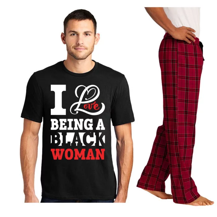 Beautiful Pride Black Gift I Love Being A Black Cool Gift Pajama Set